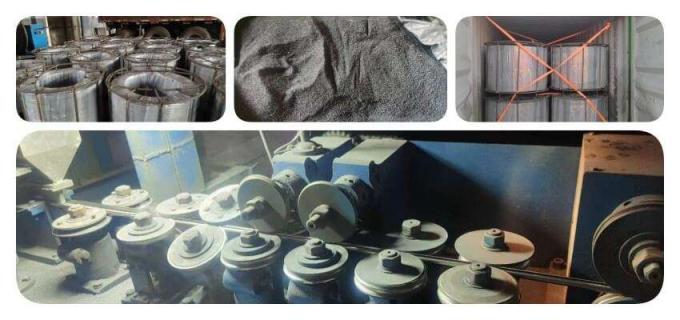 メタルカルシウムコアドワイア合金 半コアドワイア 1.3cm 2